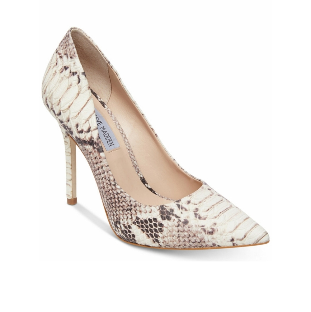 Steve Madden Daisie Natural Snakeskin - Picture 2 of 6